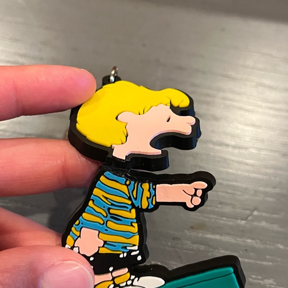 RARE Lot of 5 Peanuts Snoopy Applause Keychains - Picture 7 of 7